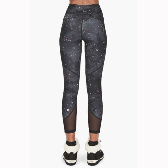 🆕 Sweaty Betty Women's Reversible Mesh Yoga "Space Race Ditsy Star' Leggin… - Picture 3 of 12
